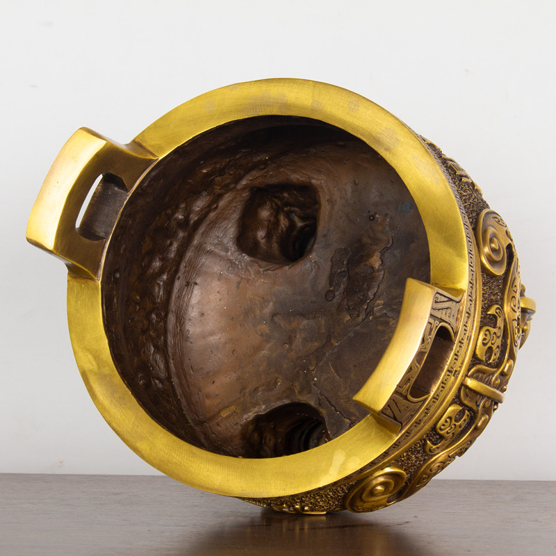 1001 中国 骨董 道八 染付 瓢箪香炉 時代物 1001 中国 骨董 道八 染付 瓢箪香炉 時代物