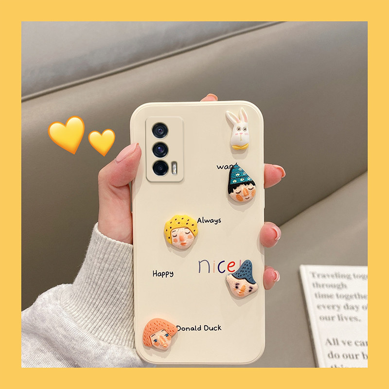 vivoiqooneo5 mobile phone protection shell IPQQNEO3 protective sleeve 5pro lens all-pack 3 anti-fall 5 liquid u3x silicone gel 855 cute vitality version new z1