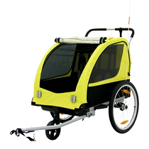 Liandele parent-child bicycle parent-child double bicycle bicycle trailer rear-mounted childrens bicycle trailer