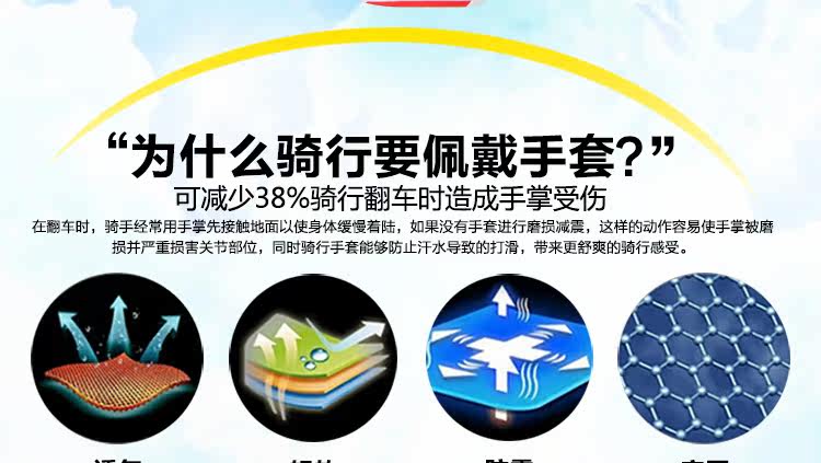 Gants pour vélo mixte LANDON - Ref 2239001 Image 11