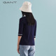 GANT Gant spring and summer fashion new women's slim V-neck cardigan sweater short-sleeved sweater 4802108