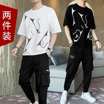 Leisure set mens summer 2021 New Korean trend with handsome junior high school students