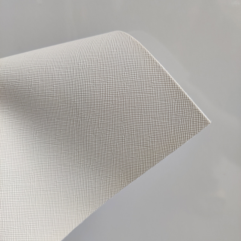 Pu Cross-Grain Leather Fabric for Bags, Album Covers, Artificial Leather for Sofas, Booth Seating, Background Wall Soft Upholstery, Toothpick Grain Thick
