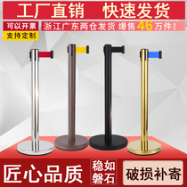 Warning belt road construction guardrail with red and white attention safety cordon isolation belt one rice line stainless steel railing
