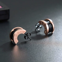 Золотые серьги, розовое золото