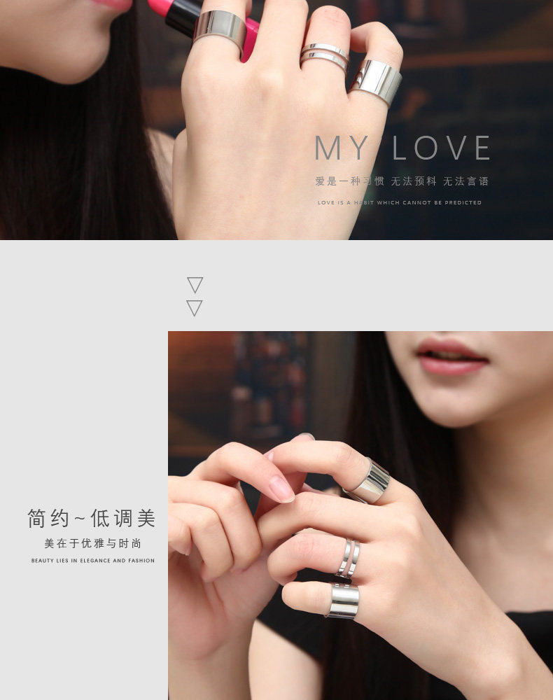 Bague Femme en Acier au titane - Ref 3087805 Image 10