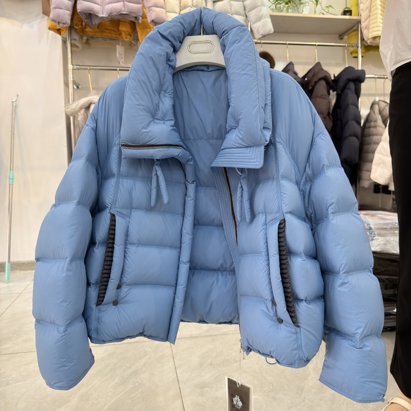 2026 New Style Women's Short down Jacket, Winter Loose Fit, Thickened, Warm and Comfortable, 90% White Duck down Puffer Coat