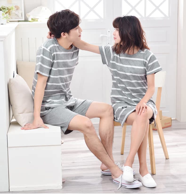 Pyjama mixte en Coton à manche courte - Ref 3003754 Image 6