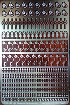 Crazy Modeler EP0009 Vehicle Quick Removal and Nut Etching Pieces for Heaven and Earth Model