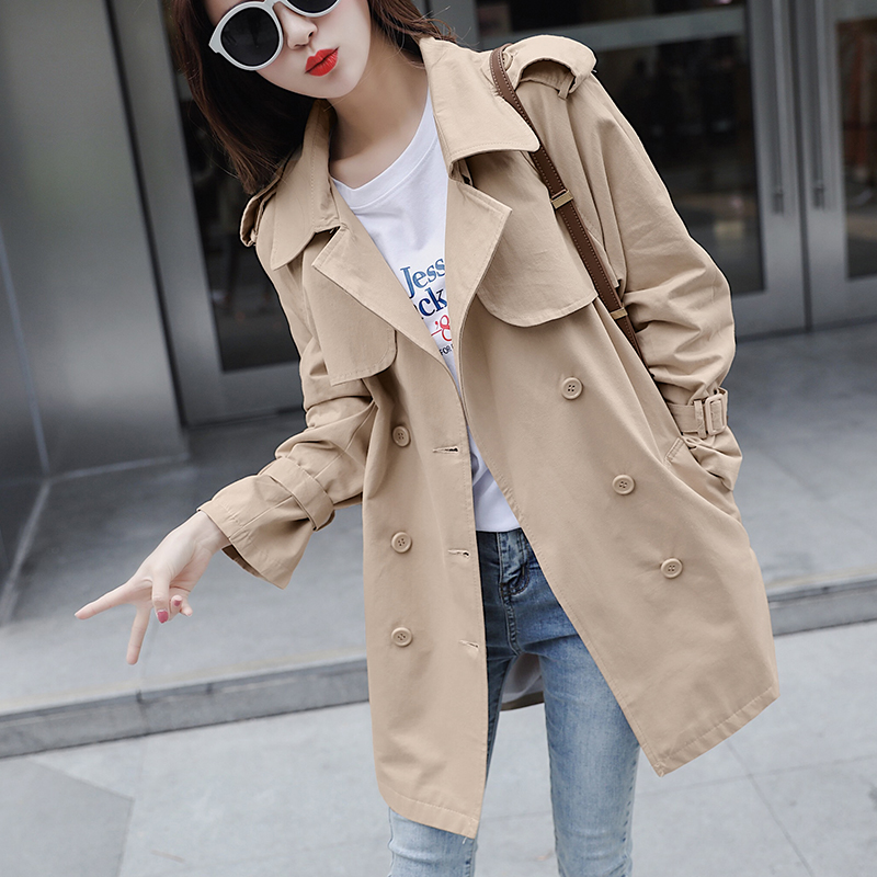 Trench pour femme en Coton - Ref 3227121 Image 4