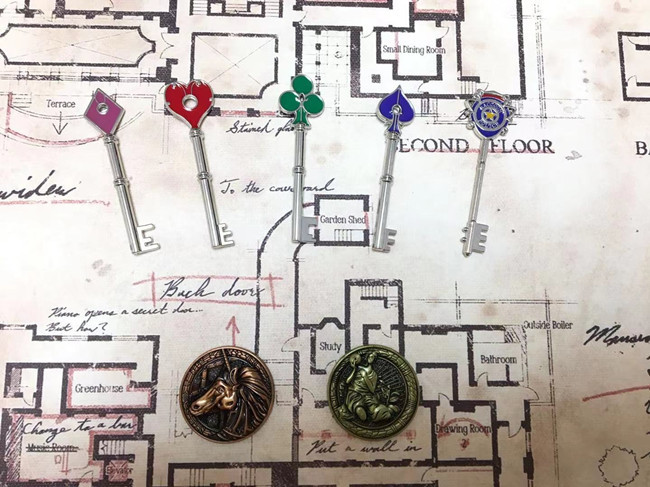 Classic Game Peripherals Resident Evil 2 Playing Card Key Collectible Commemorative Coin in Stock Classic Game Peripherals Resident Evil 2 Playing Card Key Collectible Commemorative Coin in Stock