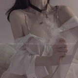 Летняя рубашка, сексуальная пижама, банный халат, большой размер, подходит для полных девушек, эффект подтяжки