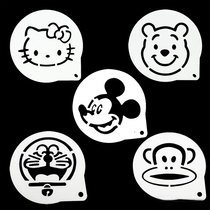 6 Inch Spray Flowers Mold Cake Sugar Powder Screen Printed Cake Spray Die Katie Cat When Cat Cartoon Sugar Powder Sifted White