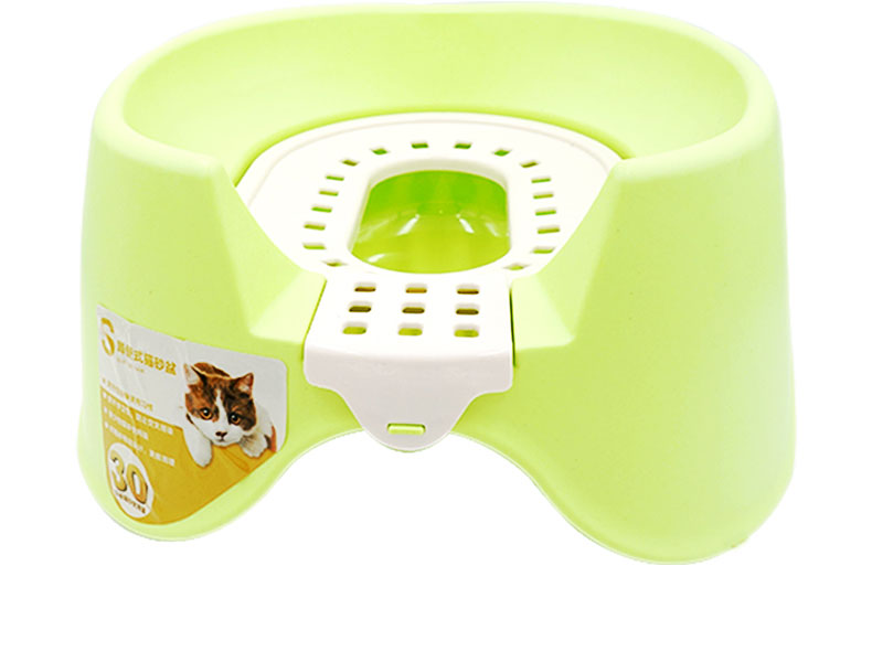Mèo xả rác không kèm theo lớn chống bắn tung tóe mèo nhà vệ sinh mèo kéo nồi mèo cung cấp - Cat / Dog Beauty & Cleaning Supplies 	lược chải lông rụng cho mèo	