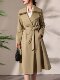 Korean-Style High-End Fashion Long Trench Coat for Women 2024 Spring and Autumn New Model with Belt, Elegant and High-End Commuter Coat