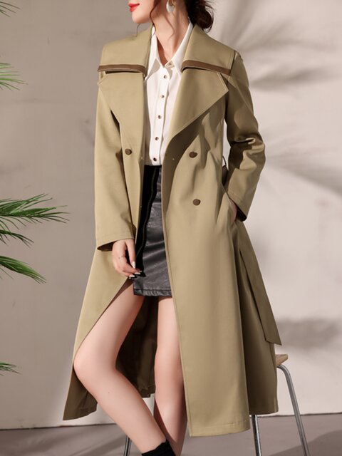 Korean-Style High-End Fashion Long Trench Coat for Women 2024 Spring and Autumn New Model with Belt, Elegant and High-End Commuter Coat