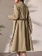 Korean-Style High-End Fashion Long Trench Coat for Women 2024 Spring and Autumn New Model with Belt, Elegant and High-End Commuter Coat