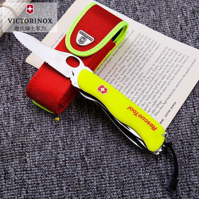 Victorinox Swiss Army Knife 0.8623.MWN Rescue Escape Tool with Fluorescent Knife Sheet