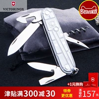 Victorinox Swiss Army Knife 91MM1.3603.T7 Bạc trong suốt Tiêu chuẩn cầm tay đa năng dao đa năng quân đội