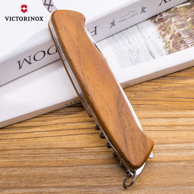 Victorinox Swiss Sergeant Knife New Knight-Log 55130mm Outdoor Multi-Function Knife ຂອງແທ້ 0.9561.63