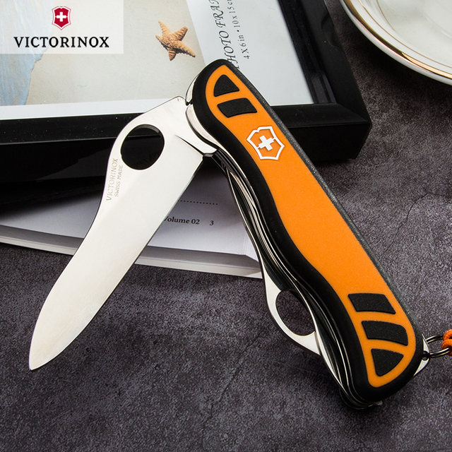 Victorinox Swiss Army Knife Hunter XT111mm Sergeant's Knife Outdoor Multifunctional Folding Knife 0.8341.MC9