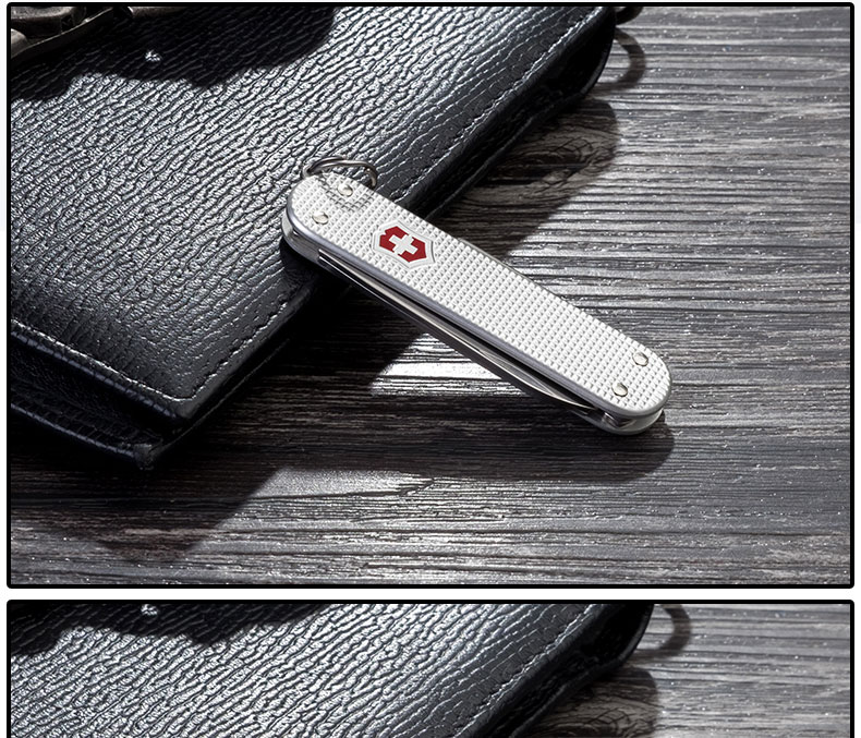 Victorinox Swiss Army Knife 58 MÉT mô hình 0.6221.26 hợp kim nhôm xử lý đa chức năng folding knife nhập khẩu