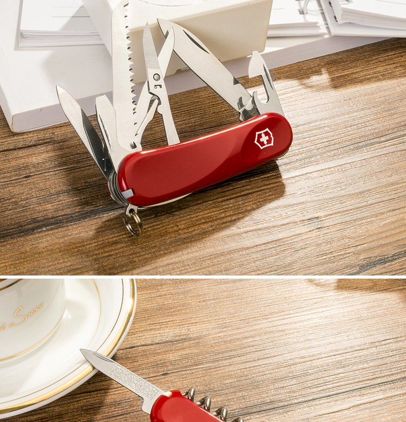 Victorinox Swiss Army Knife New Delemont Công cụ trung sĩ ngoài trời thế hệ mới Đa công cụ 2.3913.E bộ dụng cụ đa năng của mỹ 