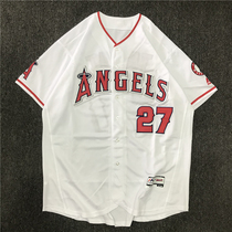 European and American baseball uniform hiphop short-sleeved cardigan baseball lining large size hip-hop jersey men and women mid-length street dance clothing
