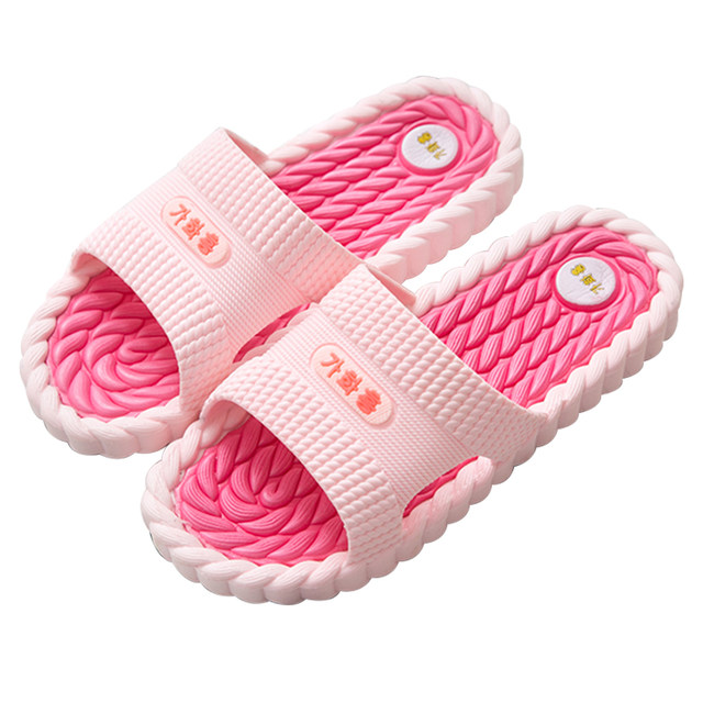 ເກີບແຕະສໍາລັບແມ່ຍິງ summer ເຮືອນໃນລົ່ມເຮືອນ 2024 ເຮືອນໃຫມ່ຫ້ອງນ້ໍາທີ່ບໍ່ແມ່ນຄວາມຜິດພາດພຽງອາບນ້ໍາໃນຄົວເຮືອນ ladies slippers summer