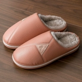 Зимняя обувь, зимние удерживающие тепло флисовые милые тапочки на платформе