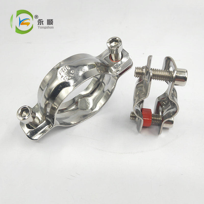 Fixed 304 stainless steel without handle pipe bracket Water clamp pipe fastening pipe suspension wire pipe entrusted with wall code clasps