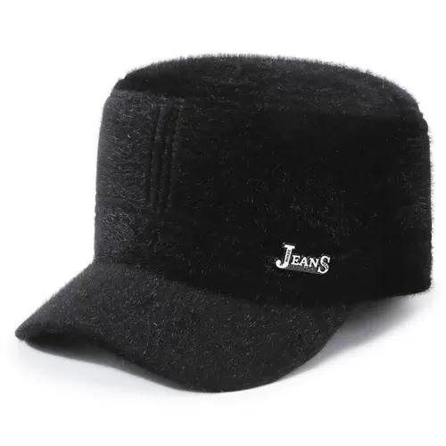 Демисезонная ветрозащитная флисовая утепленная шапка, для среднего возраста