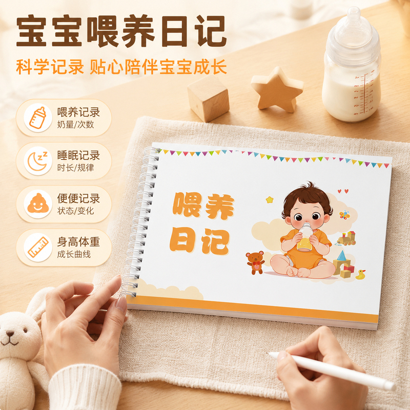 Feeding Record Book, Baby Feeding Diary, Newborn Daily Routine, Breastfeeding Chart, Growth and Feeding Notebook, Postpartum Care Manual, Maternal and Infant Care Daily Log Feeding Record Book, Baby Feeding Diary, Newborn Daily Routine, Breastfeeding Chart, Growth and Feeding Notebook, Postpartum Care Manual, Maternal and Infant Care Daily Log
