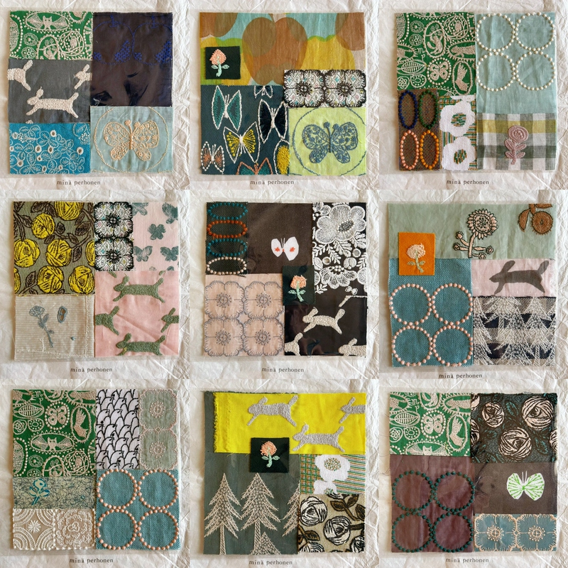 October 11Th, Akira Minagawa, Genuine Fabric Remnants, Self-Mixed Colors, Suitable for Decoration and Sewing