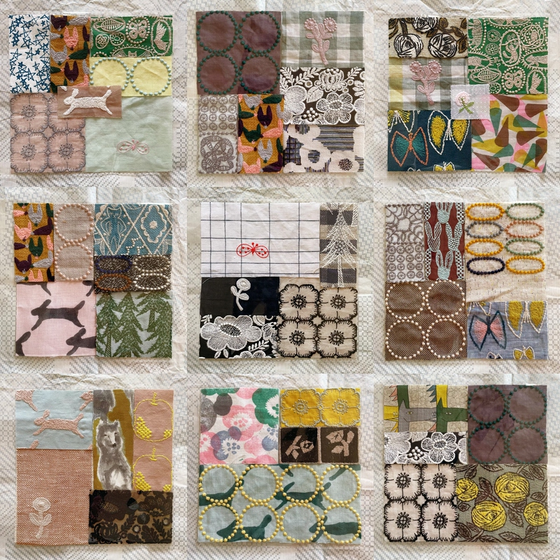 Updated on March 18Th, Genuine Akira Minagawa Fabric, Cloth, Book Cover Fragments