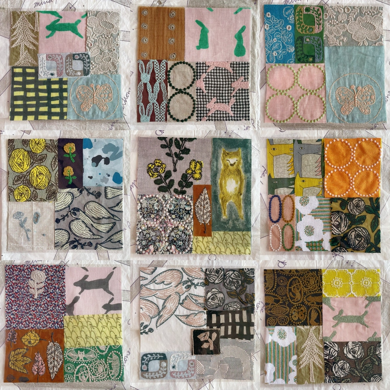 June 30, 2026 Japanese Authentic Akira Minagawa Scrap Fabric Book Cover Patchwork Fabric June 30, 2026 Japanese Authentic Akira Minagawa Scrap Fabric Book Cover Patchwork Fabric