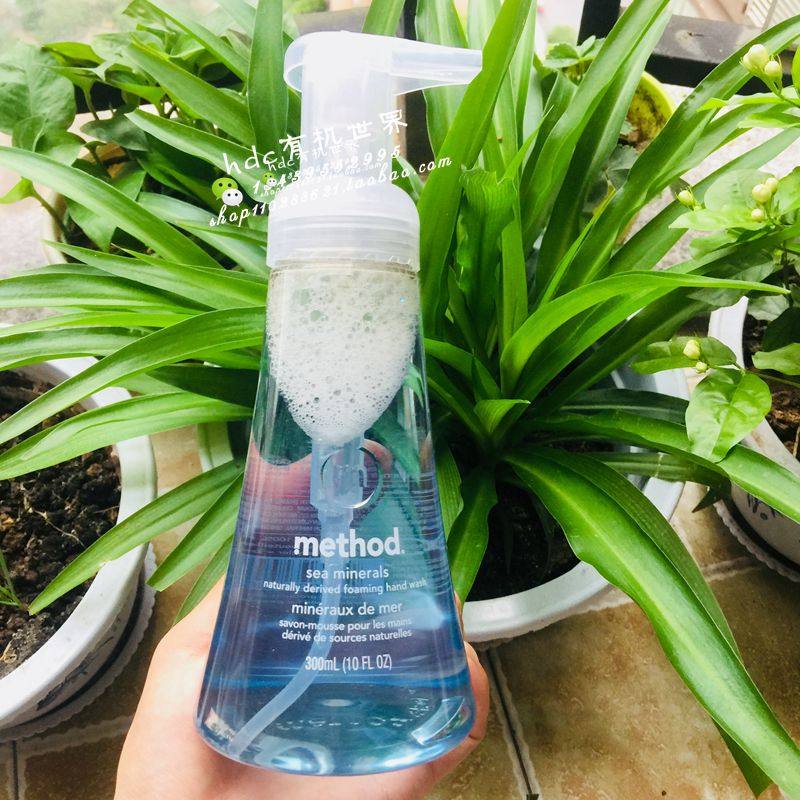 Spot US Method Hand Cleanser Foam Gel Marine Mineral 300 ml Pregnant Women Available in Multi-Flavor
