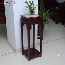 yan Lan Pavilion mahogany African rosewood flower Chinese spend bonsaii jia shelf antique shi mu jia