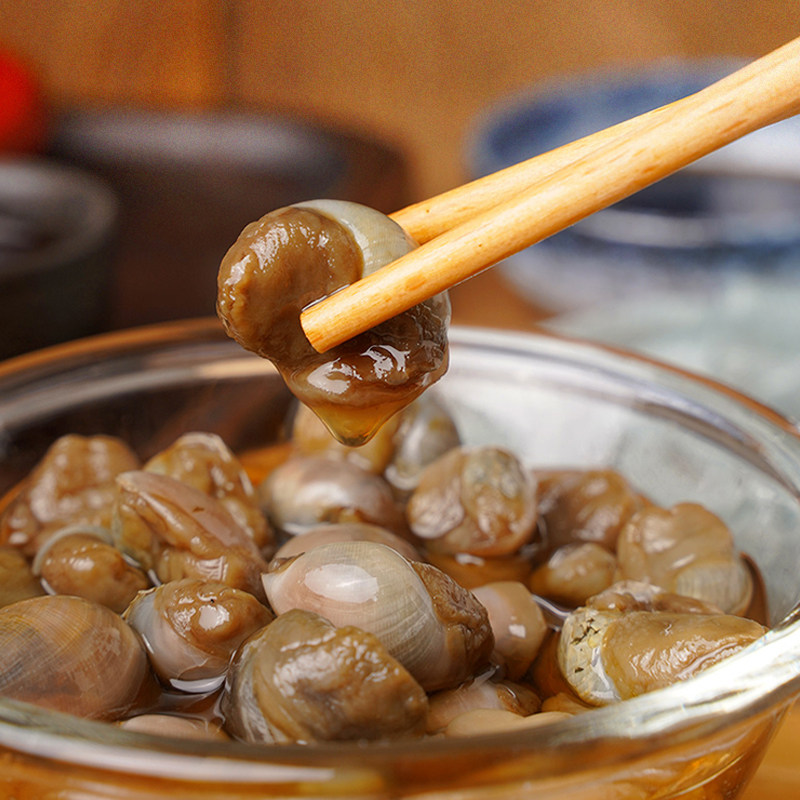 鼎灵格醉泥螺：宁波特产中的软咸肉厚黄泥螺，你尝过吗？-泥螺-淘宝百科网