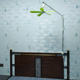 New small ceiling fan bracket office desk bed fixed shelf Zoomlion micro fan bedside hanging rod telescopic thickening