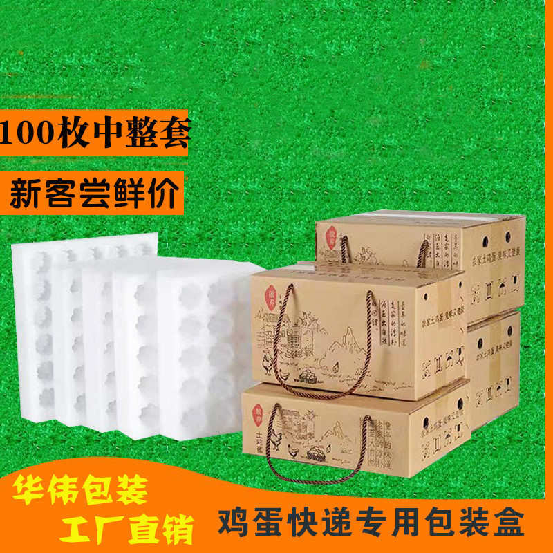 Box Anti-Fall Soil Egg Packaging Box Anti-Shock Express Packing Box Pearl Cotton Egg packing box