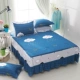 Bông bedspread giường váy một mảnh vỏ bảo vệ 1,5 / 1,8 m tấm trượt phim hoạt hình bông trẻ em giường của - Váy Petti váy giường đẹp	