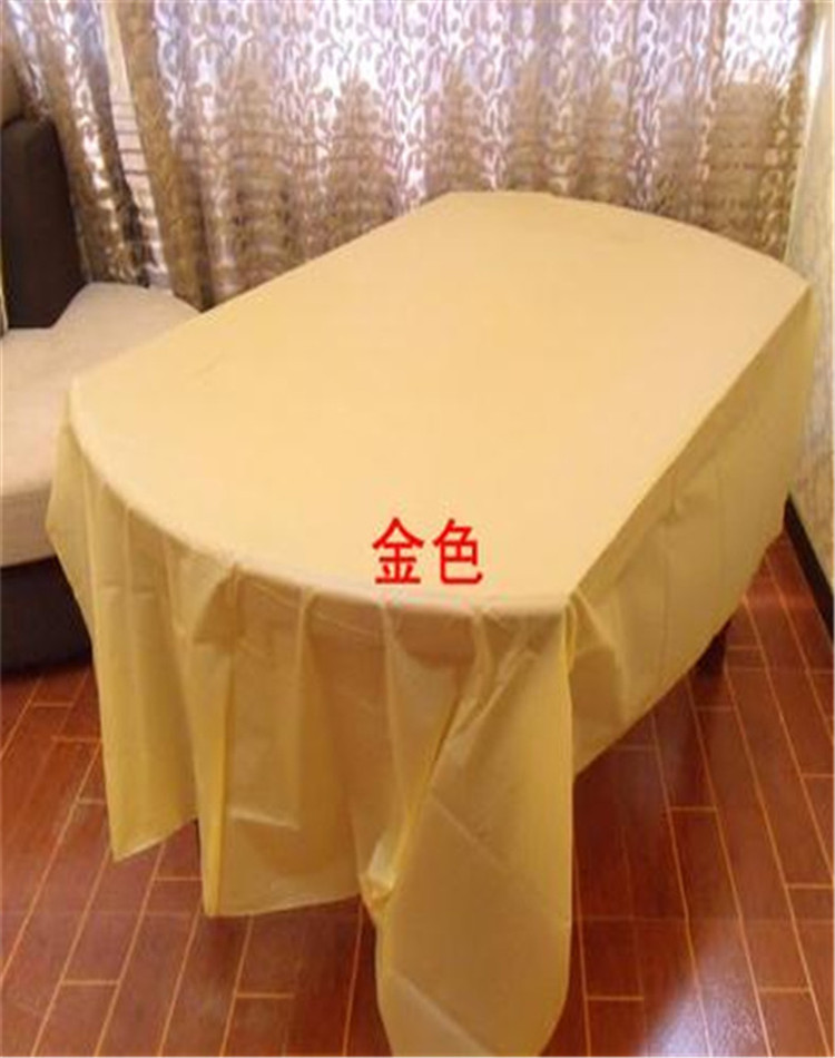 khăn trải bàn dùng một lần dày dày hình chữ nhật sạch nước nhựa màu xanh lá cây và dầu vải tiệc cưới vải bàn tiệc - Các món ăn dùng một lần túi ni lông trắng