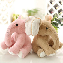 Cute Elephant Hair Suede Toy Small Elephant Paparazzi Long Nose Doll Accompany Sleeping Cloth Doll Holding Pillow Girl Birthday Present
