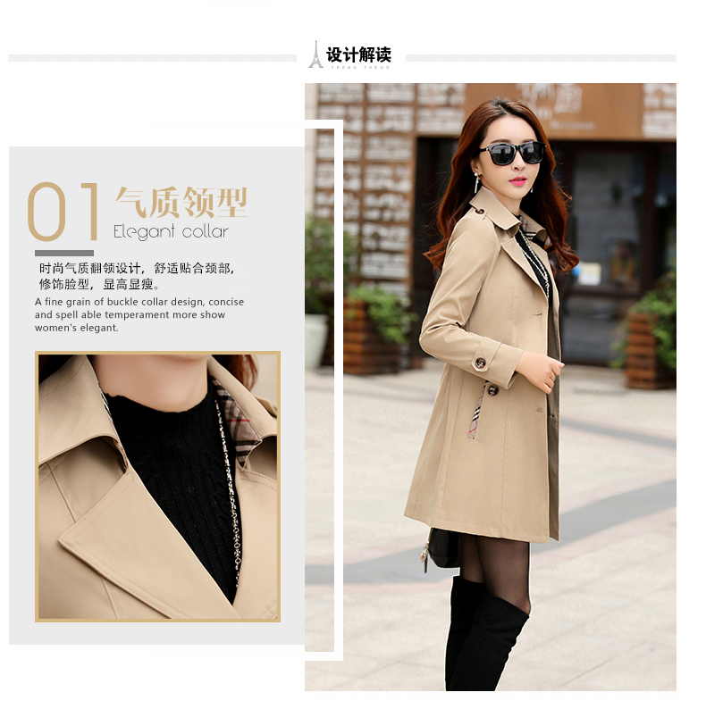 Trench pour femme en Polyester - Ref 3226745 Image 8
