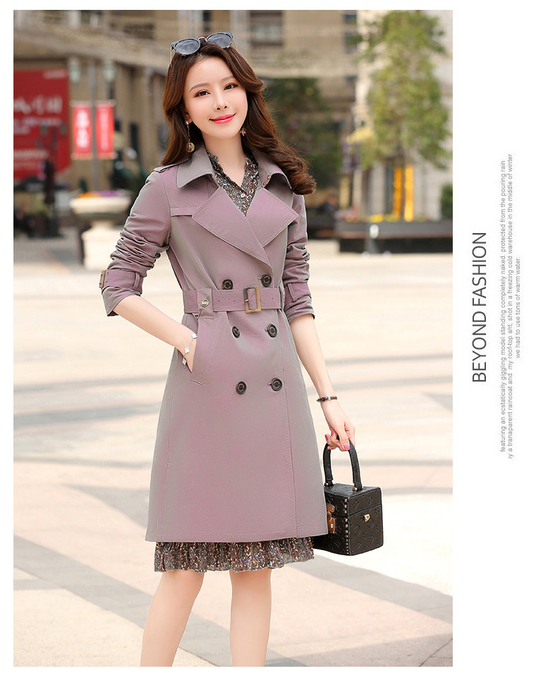 Trench pour femme en Coton - Ref 3227971 Image 19