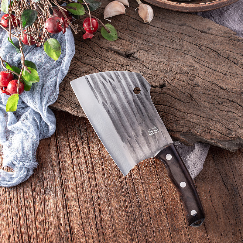 Lady Small Vegetable Knife Small Chopped Chop Dual-use Chopped Chicken Duck Fish Home Handmade Knife Cut Meat Wire Stainless Manganese Steel Sharp Knife