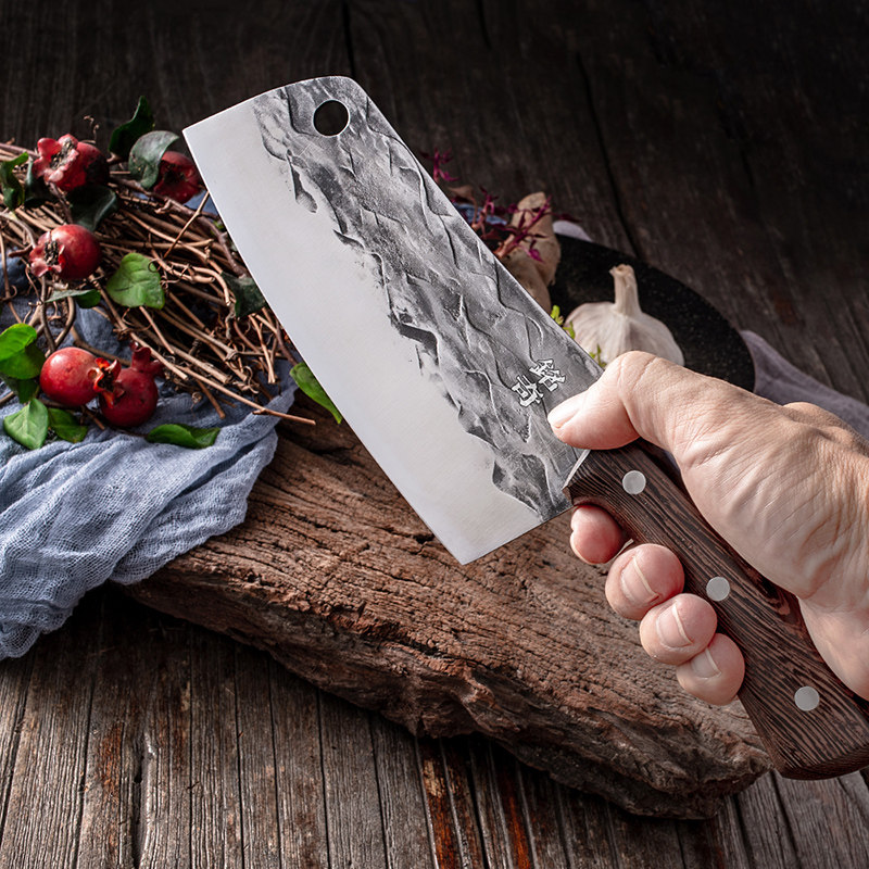 Home Sliced Knife Cut Vegetable Meat Slice Cut lady Knife Sharpened Iron Knife Kitchen Small Vegetable Cutter High Carbon Steel With Knife Sharpened