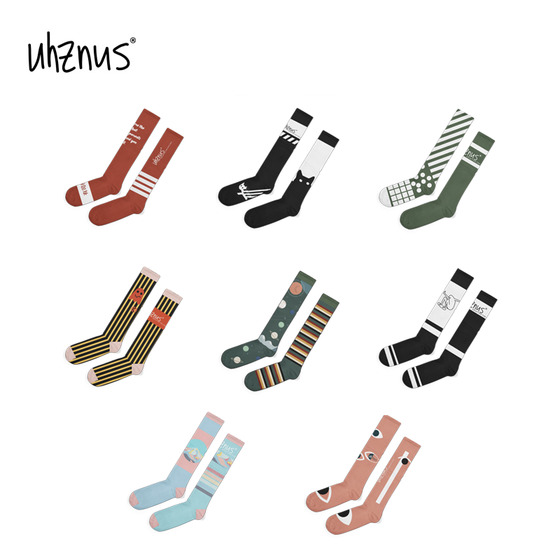 uhznus have Secretary ski socks moisture-absorbing winter pure cotton thickened warm socks skateboard winter high socks sweat-absorbing towel bottom