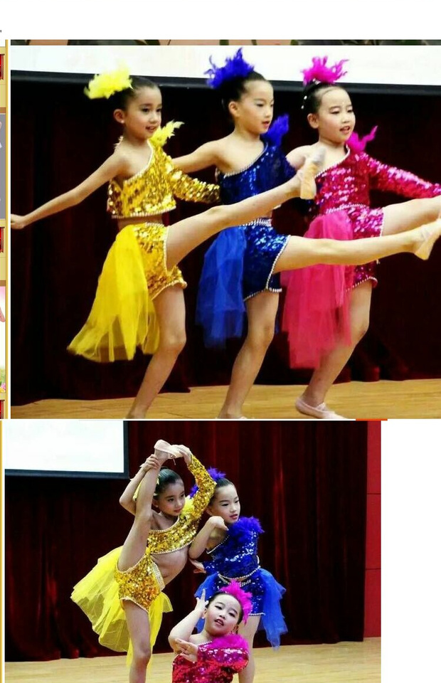 Trang phục khiêu vũ nhạc jazz thiếu nhi Trang phục catwalk sân khấu hiện đại Latin trang phục động vật biển cho bé yêu